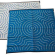 Load image into Gallery viewer, Starwin Social Enterprise, Aboriginal Mats - Water Dreaming Blue 1.8 x 1.8m