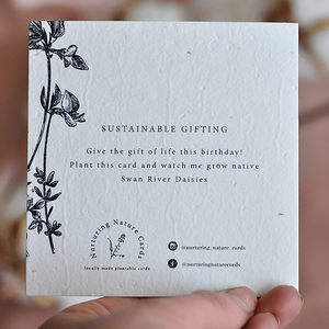 Nurturing Nature Cards: Flora Plantable Card