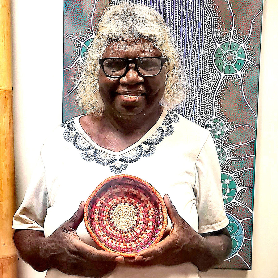 Tiwi Basket- Sunset by Marie