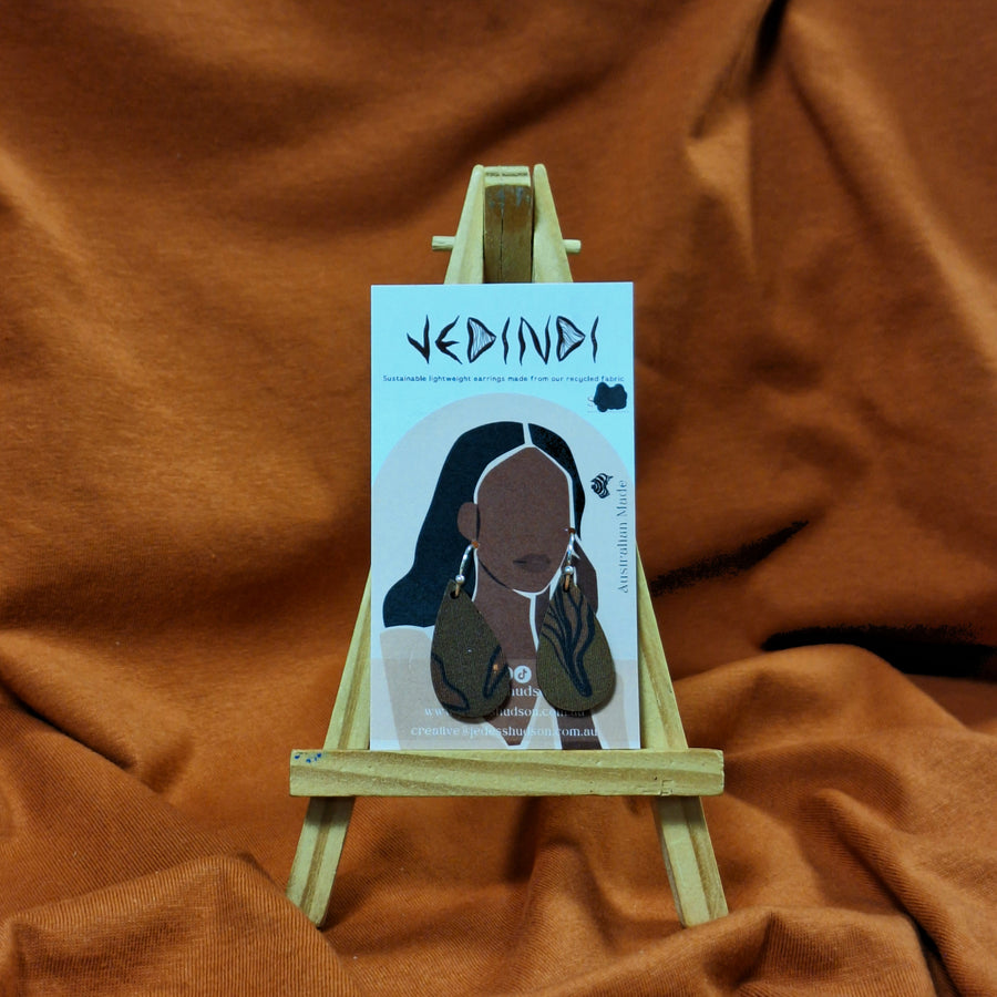 Jedindi Earrings: Abura by Jedess