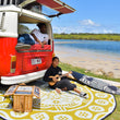 Load image into Gallery viewer, Recycled Mats: Turtle Season Yellow
