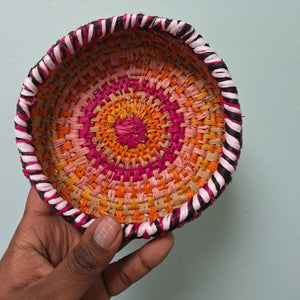 Tiwi Woven Basket: Fire by Elaine