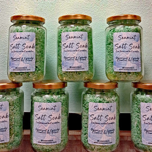Ocean Rose: Seamint Bath Salt Jars