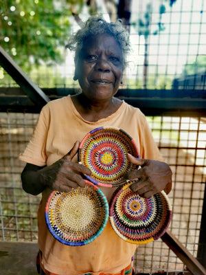 Tiwi Weaving - Ampiji Basket by Frances