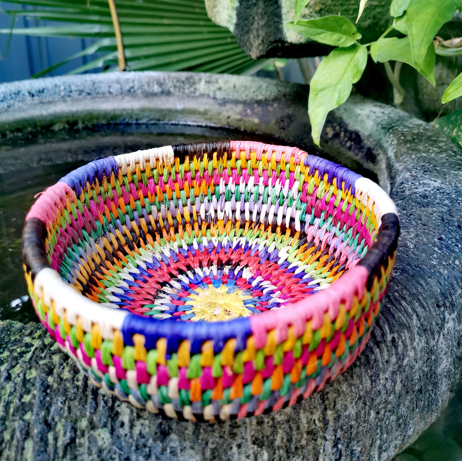 Tiwi Weaving - Flowers Basket by Frances