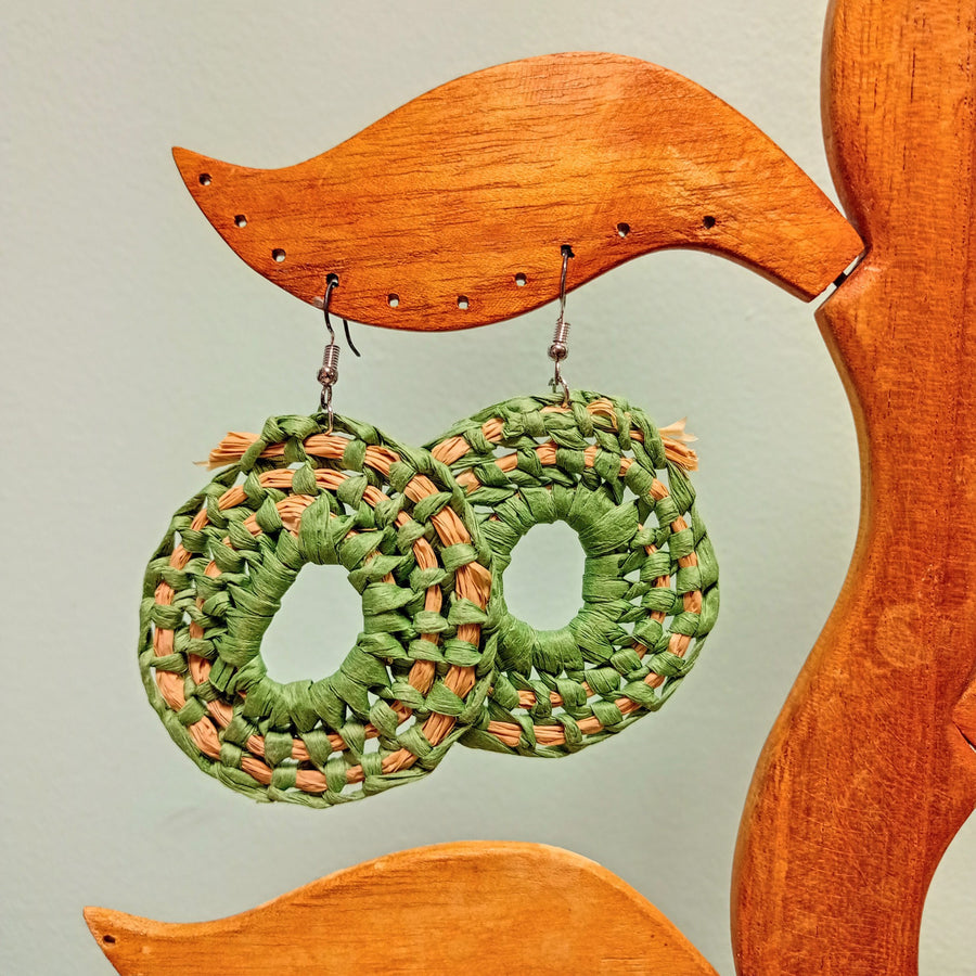 Kiva Weaving: Rainforest Earrings