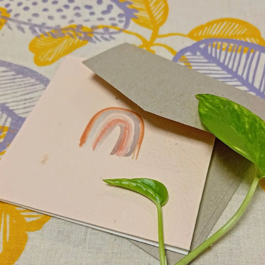 Nurturing Nature Cards: Rainbow Plantable Card