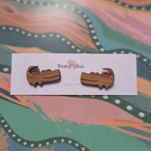 Boab Bub Wood Earrings - Crocs