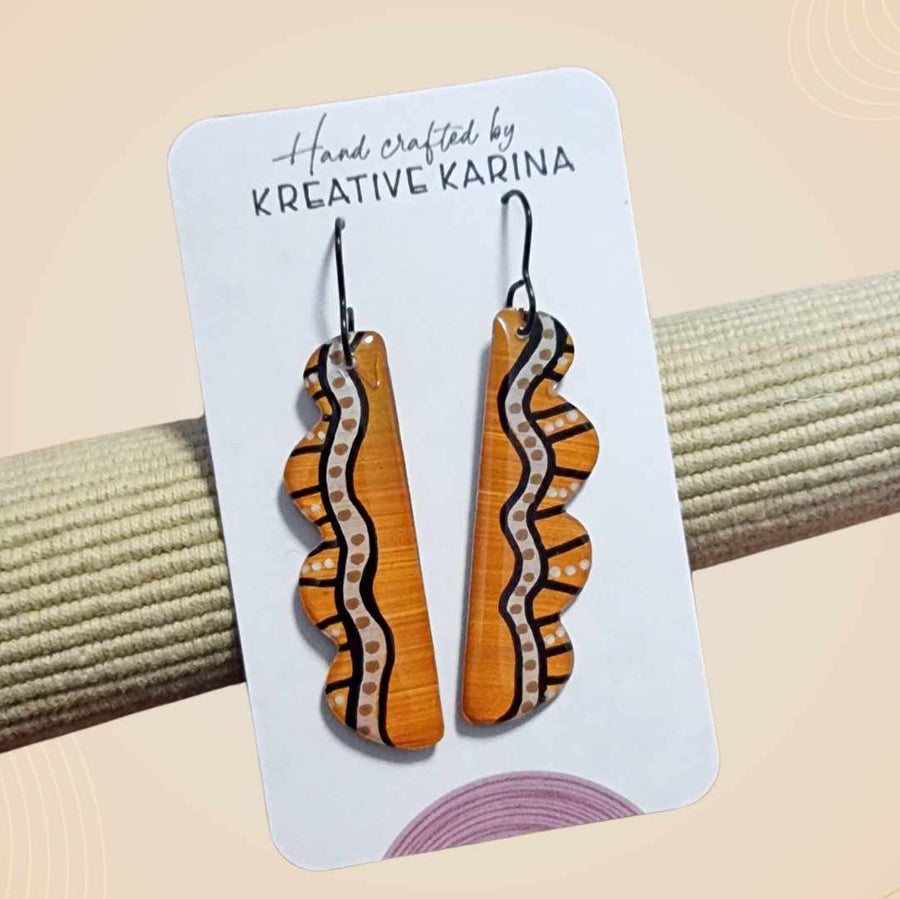 Positive Vibes Earrings by Kreative Karina