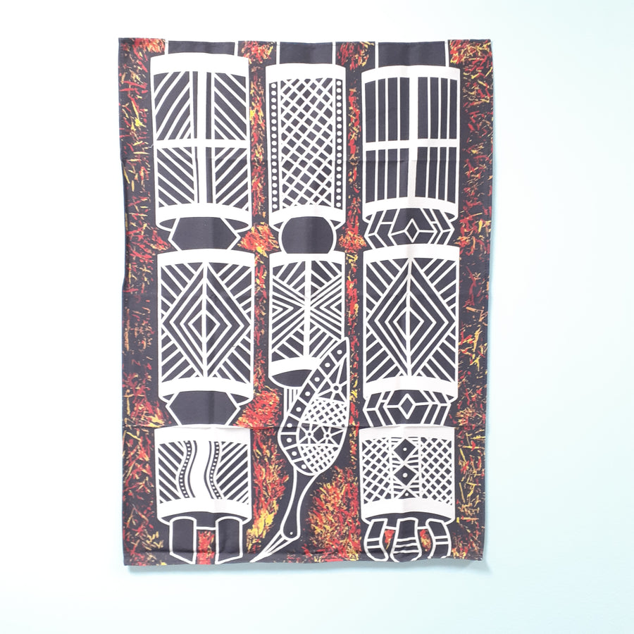 Tiwi Art by Lulu: Pukamani Tea Towels