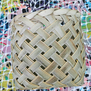 Coconut Leaf Woven Basket by Heneba