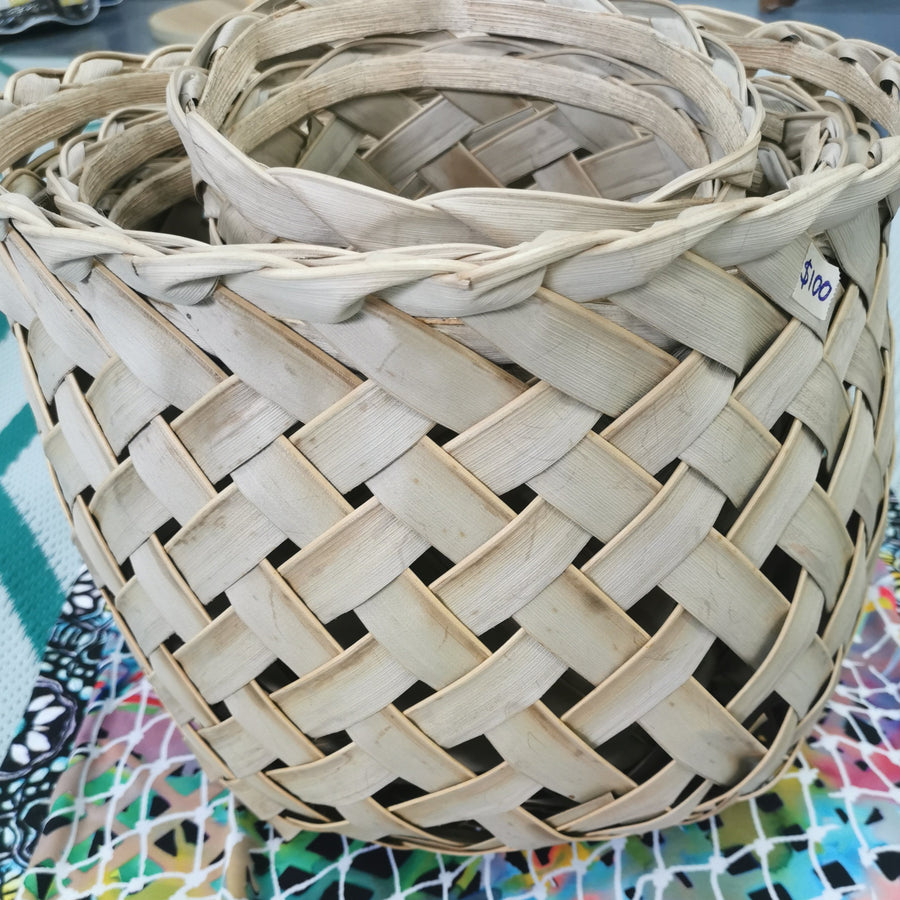 Coconut Leaf Woven Basket Starwin