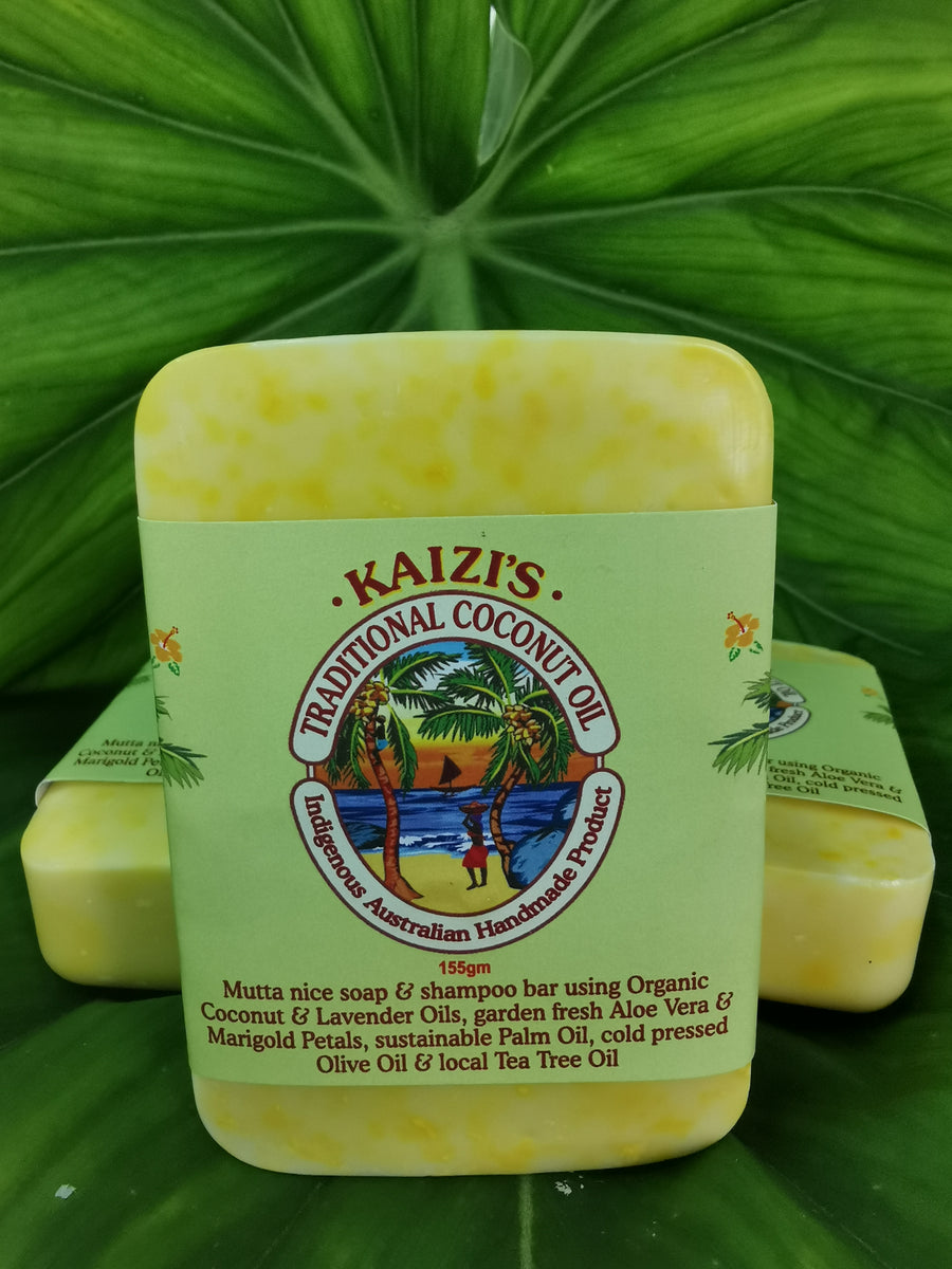 Kaizis Coconut Oil - Aloe Vera & Marigold Soap