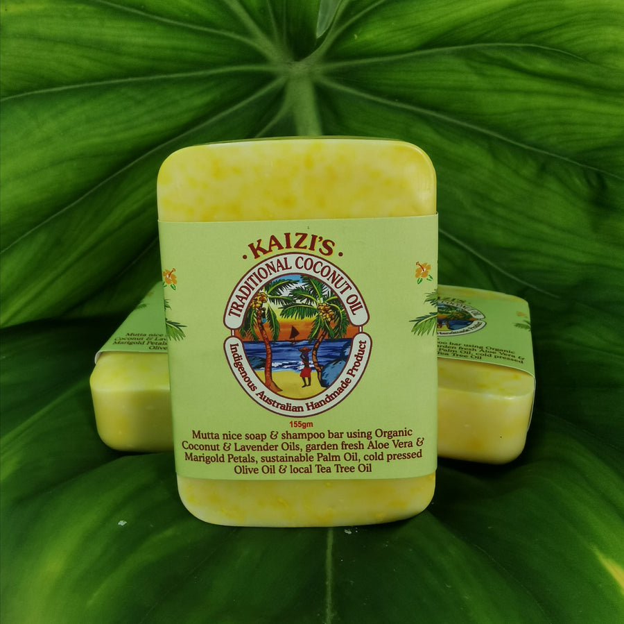 Kaizis Coconut Oil - Aloe Vera & Marigold Soap