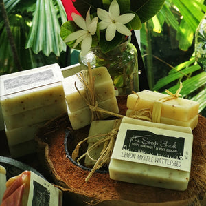 The Soap Shed - Lemon Myrtle Wattleseed Soap Bars