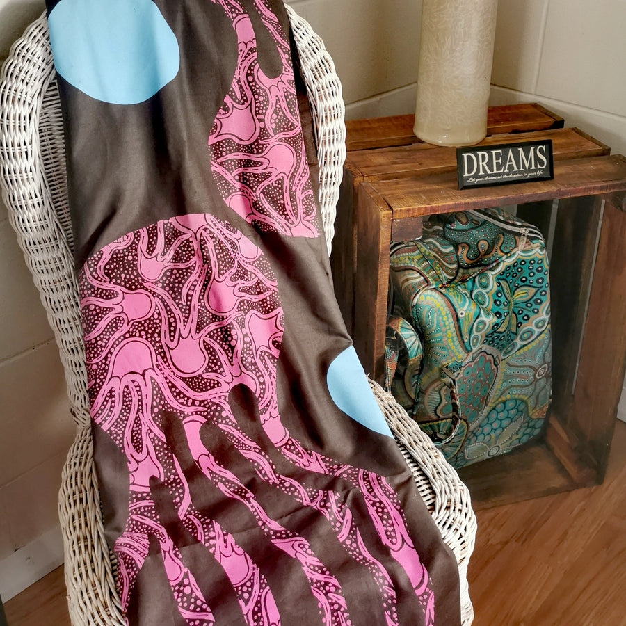 Yarrabah Arts Fabric: Jelly fish