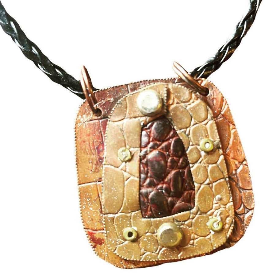 Aly de Groot: Croc Leather Necklaces