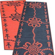 Load image into Gallery viewer, Starwin Social Enterprise, Aboriginal Mats - Emu &amp; Kangaroo Runner - Ochre 2.7 x 0.9m
