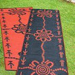 Load image into Gallery viewer, Starwin Social Enterprise, Aboriginal Mats - Emu &amp; Kangaroo Runner - Ochre 2.7 x 0.9m
