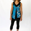 Load image into Gallery viewer, Starwin Social Enterprise, All Figured Out Top - Leonie Blue Apples

