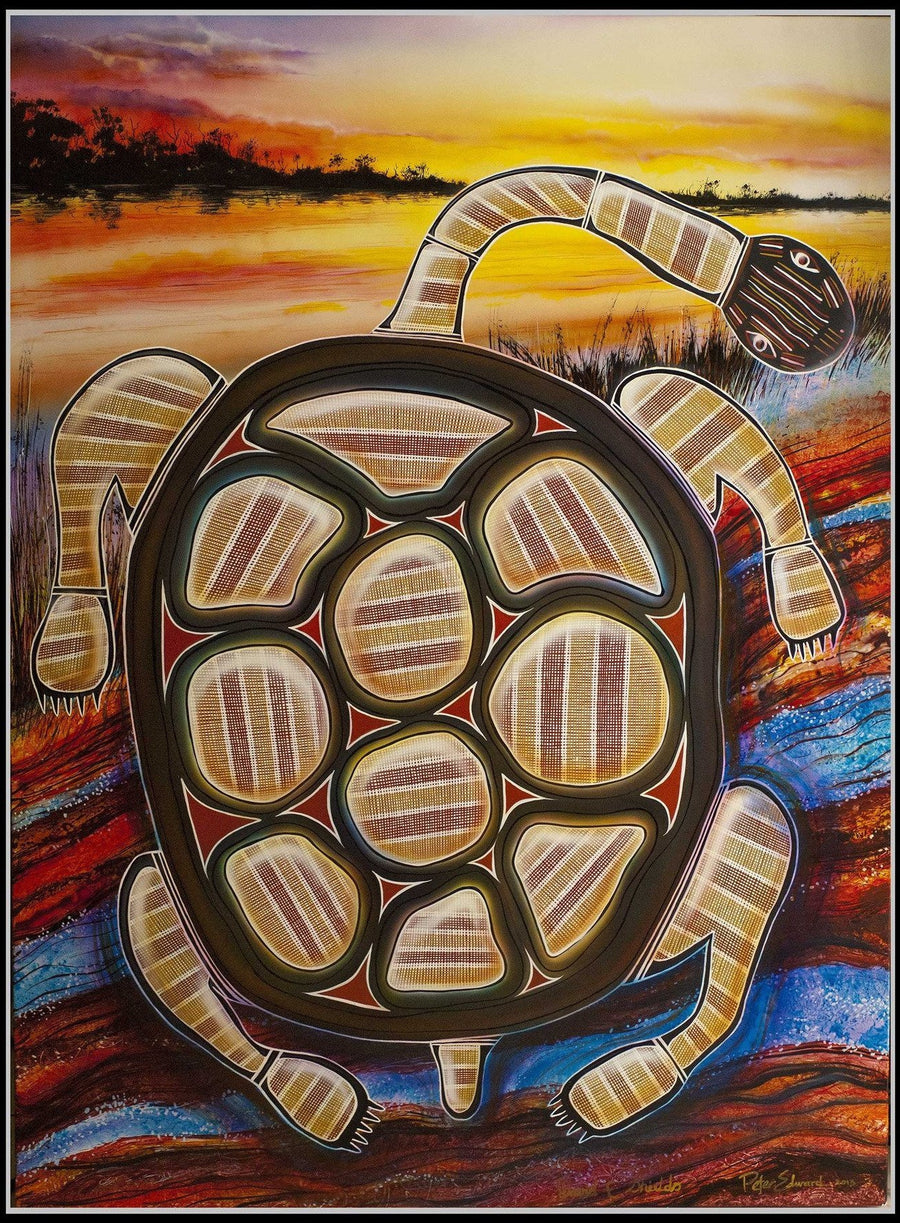 Starwin Social Enterprise, Fusion Art Turtle Dreaming Painting