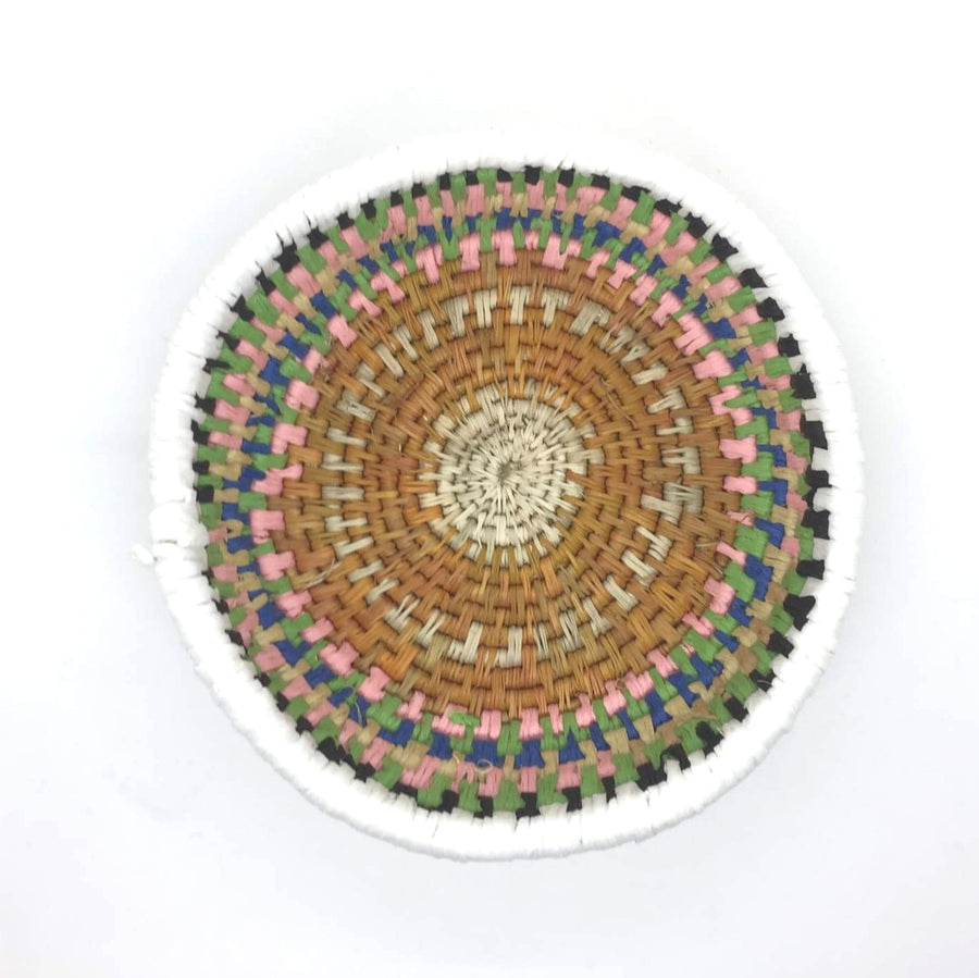 Tiwi Weaving - White Basket by Jacinta